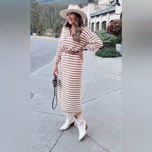 525 crochet maxi shirt dress size medium worn once new condition